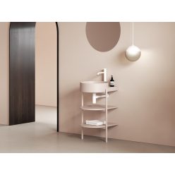   Alsó szekrény, Ravak CS Yard 40 fürdőszobai bútor, Alabaster Pink D80000G004