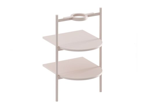 Alsó szekrény, Ravak CS Yard 40 fürdőszobai bútor, Alabaster Pink D80000G004