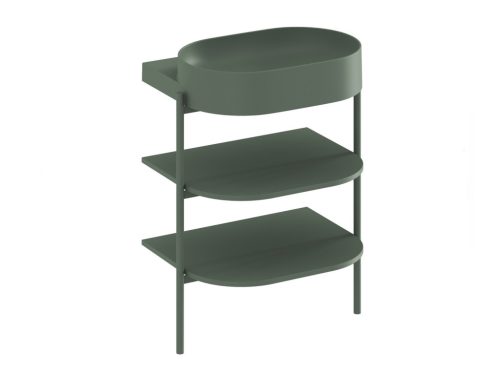 Alsó szekrény, Ravak CS Yard 60 fürdőszobai bútor, Grey Green D800008005