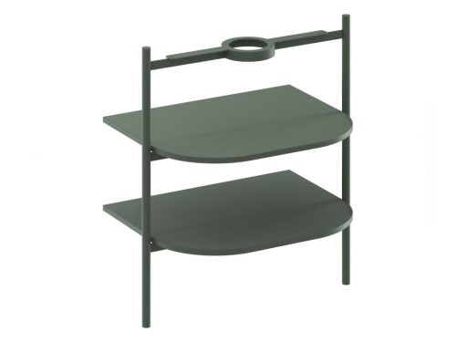 Alsó szekrény, Ravak CS Yard 60 fürdőszobai bútor, Grey Green D800008005