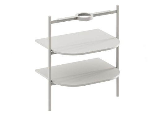 Alsó szekrény, Ravak CS Yard 60 fürdőszobai bútor, Smoke Grey D80000O005