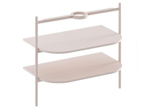 Alsó szekrény, Ravak CS Yard 80 fürdőszobai bútor, Alabaster Pink D80000G006