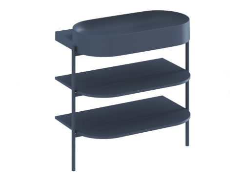 Alsó szekrény, Ravak CS Yard 80 fürdőszobai bútor, Deepsea Blue D800007006