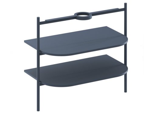 Alsó szekrény, Ravak CS Yard 80 fürdőszobai bútor, Deepsea Blue D800007006