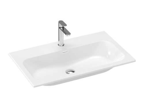 Mosdó, Ravak Chrome Slim 80 kerámiamosdó, fehér, furattal XJX01180002