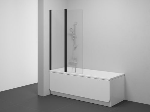 Kádparaván, Ravak CVS2-100 bal kádparaván fekete+transparent 7QLA0300Z1