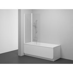   Kádparaván, Ravak CVS2-100 bal kádparaván matt fehér+transparent 7QLA0E00Z1