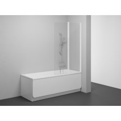   Kádparaván, Ravak CVS2-100 jobb kádparaván matt fehér+transparent 7QRA0E00Z1