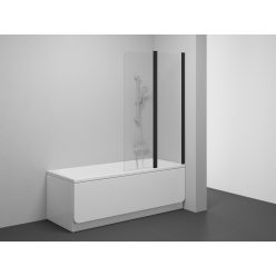   Kádparaván, Ravak CVS2-100 jobb kádparaván fekete+transparent 7QRA0300Z1