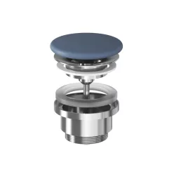   Lefolyó, Ravak Flat mosdó lefolyó kerámia fedéllel, Deepsea Blue X03069