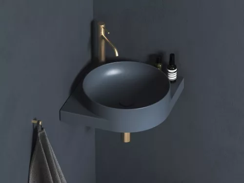 Lefolyó, Ravak Flat mosdó lefolyó kerámia fedéllel, Deepsea Blue X03069