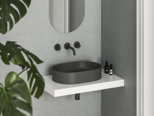 Mosdó, Ravak Ceramic Slim O 55 kerámiamosdó antracit XJX03155000