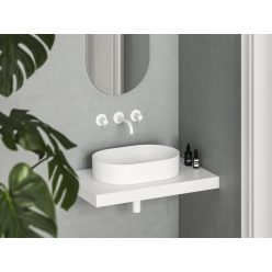   Mosdó, Ravak Ceramic Slim O 55 kerámiamosdó matt fehér XJX0E155000