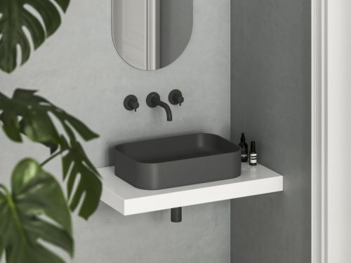 Mosdó, Ravak Ceramic Slim R 55 kerámiamosdó antracit XJX03155003