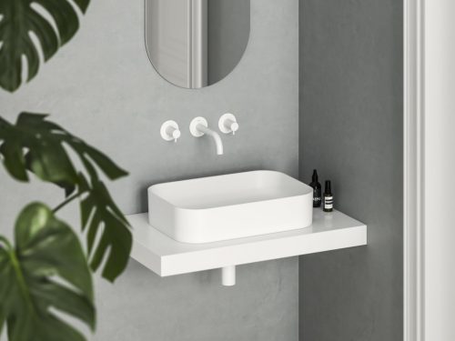 Mosdó, Ravak Ceramic Slim R 55 kerámiamosdó matt fehér XJX0E155004