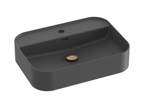 Mosdó, Ravak Ceramic Slim Shelf R 55 kerámiamosdó antracit XJX03155004