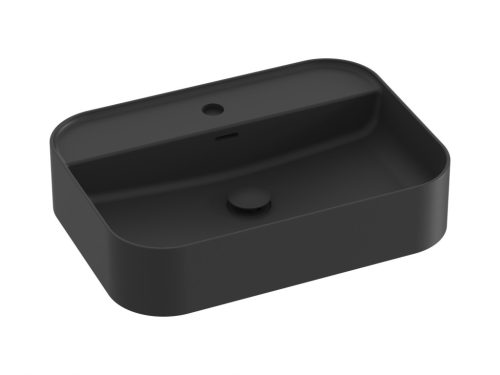 Mosdó, Ravak Ceramic Slim Shelf R 55 kerámiamosdó matt fekete XJX0D155004