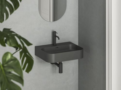 Mosdó, Ravak Ceramic Slim Wall R 55 N kerámiamosdó antracit XJX03155005