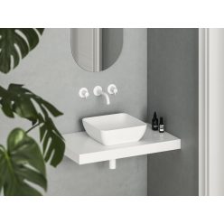   Mosdó, Ravak Uni Slim 38 S kerámiamosdó, matt fehér XJX0E138000