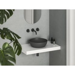   Mosdó, Ravak Uni Slim 40 B kerámiamosdó, antracit XJX03140000