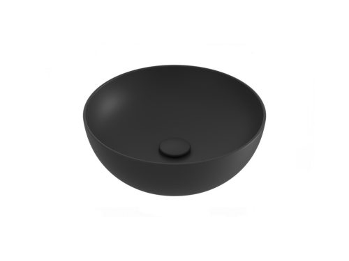 Mosdó, Ravak Slim 40 B kerámiamosdó, matt fekete XJX0D140000