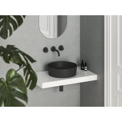   Mosdó, Ravak Uni Slim 40 kerámiamosdó, matt fekete XJX0D140001