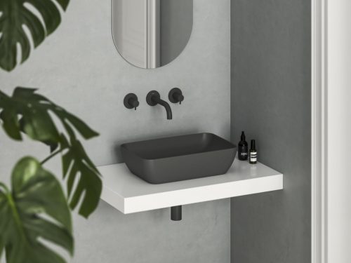 Mosdó, Ravak Uni Slim 50 R kerámiamosdó, antracit XJX03150001