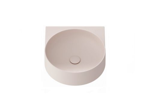 Mosdó, Ravak Yard 40 kerámiamosdó Alabaster Pink, túlfolyó furat nélkül XJX0G040000