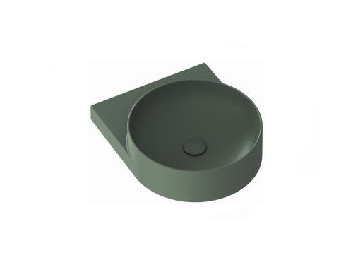 Mosdó, Ravak Yard 40 kerámiamosdó Grey Green, túlfolyó furat nélkül XJX08040000