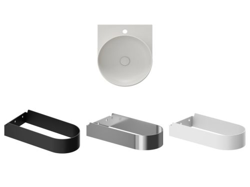 Mosdó, Ravak Yard 40 kerámiamosdó Smoke Grey XJX0O240000