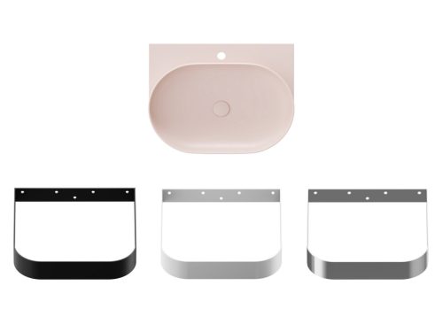 Mosdó, Ravak Yard 60 kerámiamosdó Alabaster Pink XJX0G260000