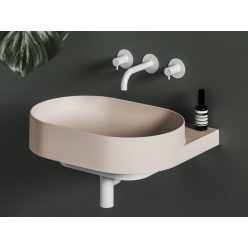   Mosdó, Ravak Yard 60 kerámiamosdó Alabaster Pink, túlfolyó furat nélkül XJX0G060000