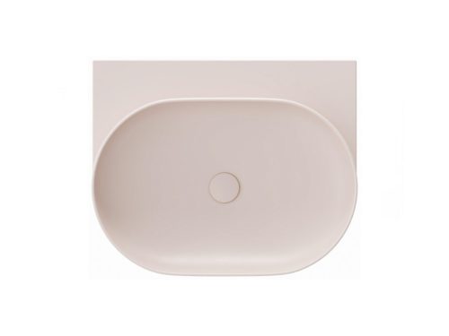 Mosdó, Ravak Yard 60 kerámiamosdó Alabaster Pink, túlfolyó furat nélkül XJX0G060000