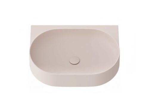 Mosdó, Ravak Yard 60 kerámiamosdó Alabaster Pink, túlfolyó furat nélkül XJX0G060000