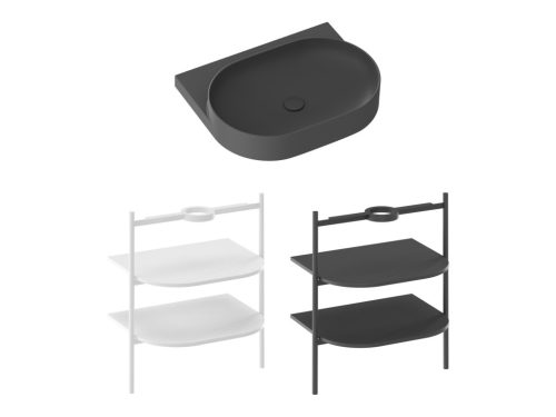 Mosdó, Ravak Yard 60 kerámiamosdó antracit XJX03260002
