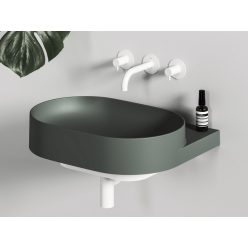   Mosdó, Ravak Yard 60 kerámiamosdó Grey Green, túlfolyó furat nélkül XJX08060000