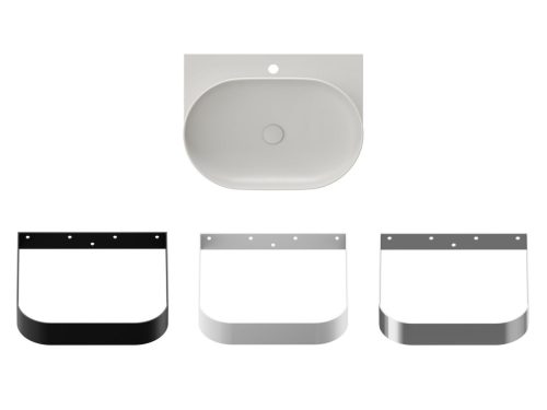 Mosdó, Ravak Yard 60 kerámiamosdó Smoke Grey XJX0O260000