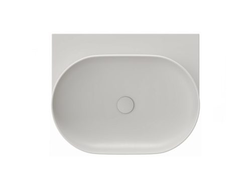 Mosdó, Ravak Yard 60 kerámiamosdó Smoke Grey, túlfolyó furat nélkül XJX0O060000