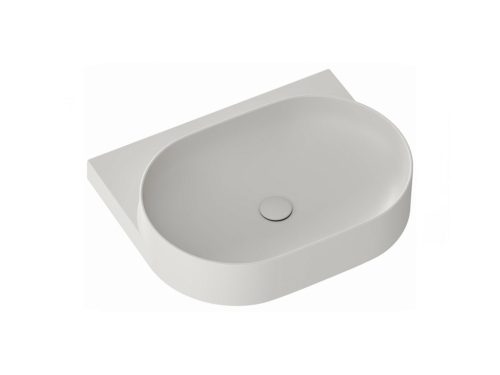 Mosdó, Ravak Yard 60 kerámiamosdó Smoke Grey, túlfolyó furat nélkül XJX0O060000