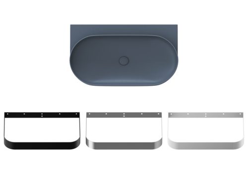 Mosdó, Ravak Yard 80 kerámiamosdó Deepsea Blue, túlfolyó furat nélkül XJX07080000