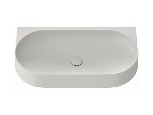 Mosdó, Ravak Yard 80 kerámiamosdó Smoke Grey, túlfolyó furat nélkül XJX0O080000