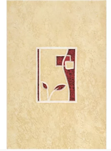 Dekorlap, Zalakerámia Kapri fényes dekor Genova K-5 20x30