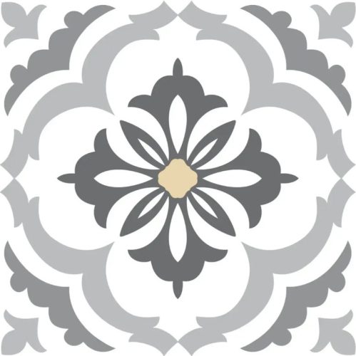 Dekorlap, Zalakerámia Decora Grey 33x33 cm 6035-0361