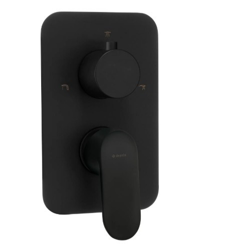 Alkatrész, Deante Alpinia Külső alkatrész, keverő BOXokhoz, fekete BXY_NGAM