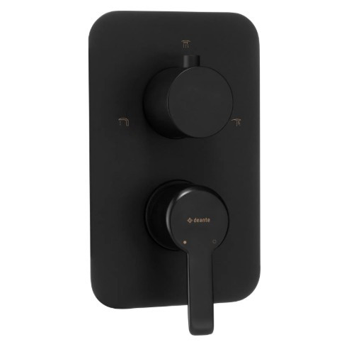 Alkatrész, Deante Arnika Külső alkatrész, keverő BOXokhoz, fekete BXY_NQAM