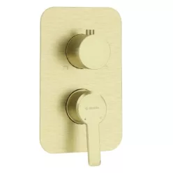   Alkatrész, Deante Arnika Külső alkatrész, keverő BOXokhoz, szálcsziszolt arany BXY_RQAM