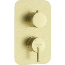   Alkatrész, Deante Silia Külső alkatrész, keverő BOXokhoz, szálcsiszolt arany BXY_RQSM