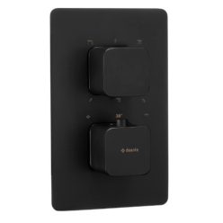   Alkatrész, Deante Therm Külső alkatrész, termosztátos BOXOkhoz, fekete BXY_NECT