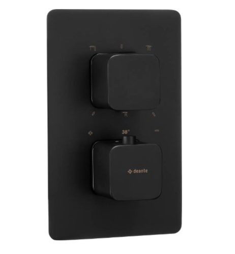 Alkatrész, Deante Therm Külső alkatrész, termosztátos BOXOkhoz, fekete BXY_NECT
