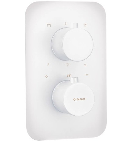 Alkatrész, Deante Therm Külső alkatrész, termosztátos BOXOkhoz, fehér BXY_AEBT